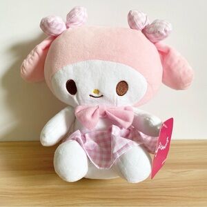 NWT Sanrio My Melody Plaid Dress Plush